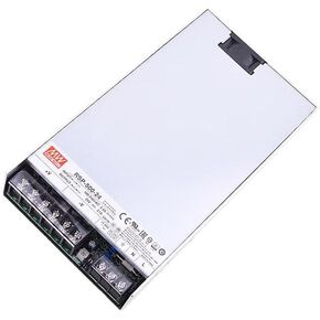 RSP-500-24 504W Single Output Enclosed Power Supply, 24V 21A, PFC, 1U Low Profile, Forced Air Cooling, 90% Efficiency, Industrial Control Systems, Automation Equipment, Telecommunications