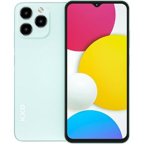 KXD A07 Smartphone | 6.52-Inch Screen Cell Phone | 4500 mAh Battery | 8/128GB with 256GB Extend Memory | Android 12 Unlocked Mobile Phone | 13 MP + 8MP Main/Front Camera | Green