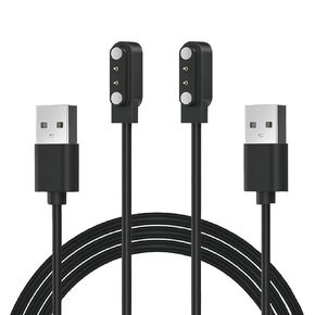2-Pack for MorePro AIR2 Fitness Tracker Smart Watch Charger Magnetic Charging Cable