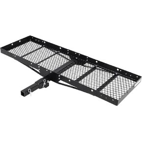 750 Lbs Capacity Hitch Mount Cargo Carrier Basket - Heavy-Duty Cargo Baskets, 60" x 19" x 6" Cargo Rack Rear Luggage Basket for Car and SUV