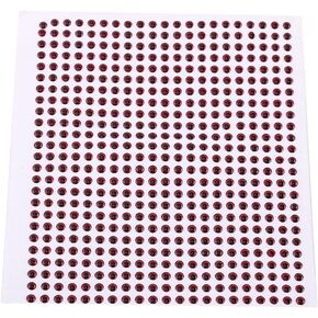 Yosoo 3D Fishing Eyes 500Pcs Fishing Lure Eye Great Accessory for Make Fishing Bait,Fly Tying, Fishing Lures, Crafts Fish Eyes for 1 Oz Jig Head 5.55 Mm Fish Eyes