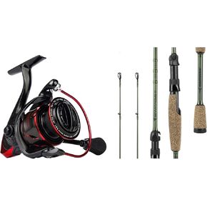 KastKing Sharky III Spinning Fishing Reel,Size 5000, KastKing Spartacus II Twin Tip Fishing Rods, Spin - 7'3" - M Power - Fast