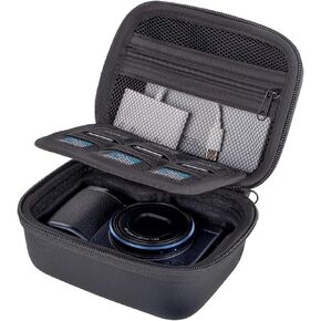 Rieibi Camera Case for Sony ZV-1F/ zv-1 mark ii, for Canon G7X Mark III/ G7X Mark II / SX740 hs,for ricoh GR III,for panasonic zs99,Zipper, accommodate data cables, chargers and other accessories in Saudi Arabia