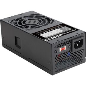 TFX 300W ESGAMING Flex ATX 300W Power Supply Support 115/220V Switch, 1x 20/24Pin Main Power, 1 x 12V(P4), 2 x PATA, 3 x SATA, 1 x Floppy, All Protections