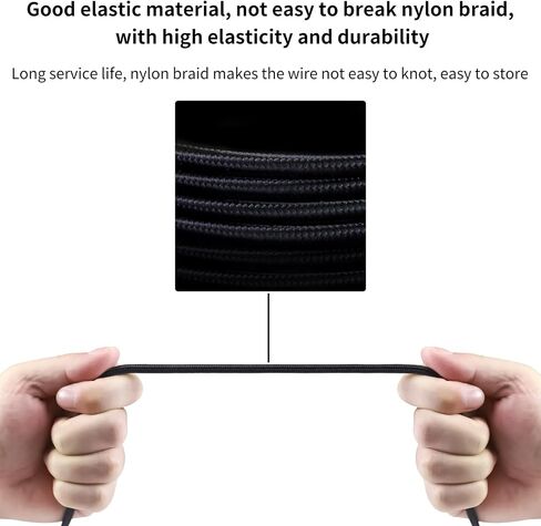 okcsc Dual 3.5mm to 4.4mm Headphone Cable for Sony MDR-Z1R MDR-Z7 MDR-Z7M2 Headphones for beyerdynamic for Denon, FIIO, Arya, SUNDARA, Ananda, 4-Core Nylon Braided OFC Upgrade Cable 6.56FT 4.4MM in Kuwait