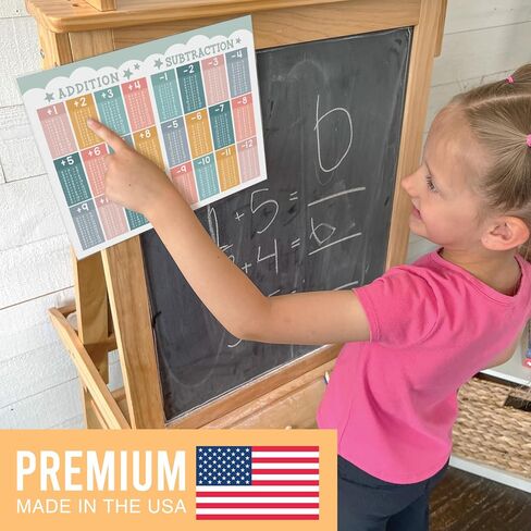 Boho Multiplication And Division Chart Small - Kids Multiplication Charts Laminated, Times Table Chart, Multiplication Poster, Multiplication Table Chart, Laminated Multiplication Charts For Kids in Saudi Arabia