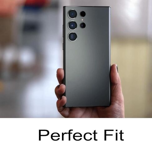 S24 Ultra Back Glass Replacement for Samsung Galaxy S24 Ultra 5G Back Glass Cover for Galaxy S24 Ultra Back Glass with Pre-Installed Camera Lens and Adhesive + Repair Tool Kits (Dark Gray) in Saudi Arabia