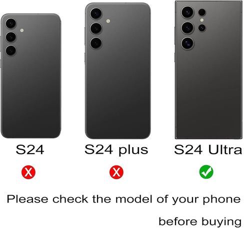 S24 Ultra Back Glass Replacement for Samsung Galaxy S24 Ultra 5G Back Glass Cover for Galaxy S24 Ultra Back Glass with Pre-Installed Camera Lens and Adhesive + Repair Tool Kits (Dark Gray) in Saudi Arabia
