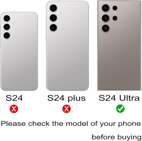 S24 Ultra Back Glass Replacement for Samsung Galaxy S24 Ultra 5G Back Glass Cover for Galaxy S24 Ultra Back Glass with Pre-Installed Camera Lens and Adhesive + Repair Tool Kits (Dark Gray) in Saudi Arabia
