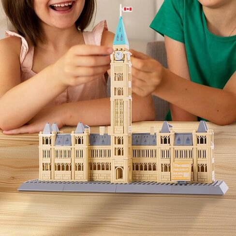 Oichy CN Tower Building Blocks Set, 400 PCS Famous Architecture Model Building Kits Collection Toy Building Sets for Adults and Kids in Saudi Arabia