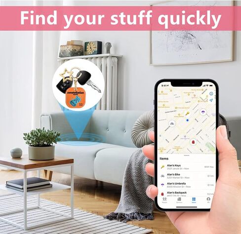 Leather Constellation Airtag Keychain Case Holder,Cute Protective Apple Air Tag Cover with Star Key Ring,Anti-Scratch Hidden Finder GPS Tracker Case for Wallet Keys,Bag,Pets,Backpack(Capricorn) in Kuwait