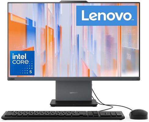 Lenovo ThinkCentre Business All-in-one Computer, 27" FHD IPS Display, 13th Gen Intel Core i5-13420H Processor, 16GB DDR5 RAM, 512GB PCIe SSD, Wi-Fi 6, Webcam, HDMI, USB-C, Windows 11 Pro in Saudi Arabia