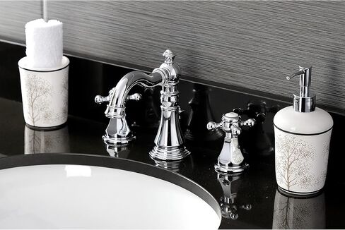 Kingston Brass FSC1978BX Metropolitan Widespread Bathroom Faucet, Brushed Nickel,11 x 5.19 x 6 in Saudi Arabia