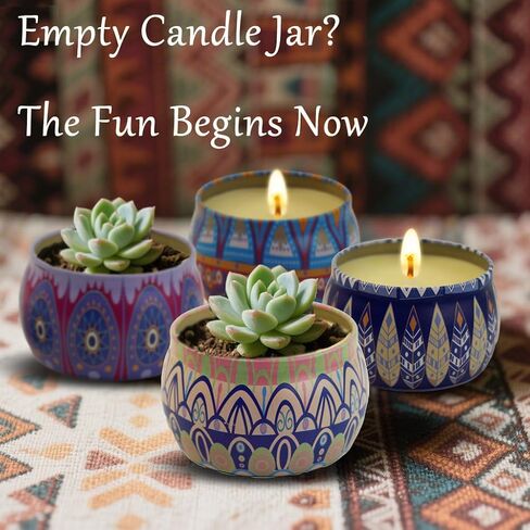 Christmas Scented Candles Gifts for Women, 4-Pack 4.4 Oz Sweet Christmas Candles for Home Scented, Long-Lasting Scented Soy Candles for Mother's Day, Thanksgiving Day, Christmas and New Year. in Saudi Arabia