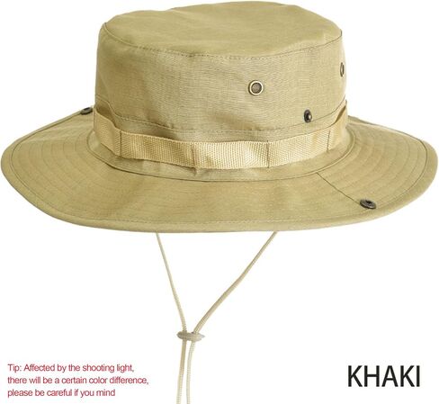 Fishing Sunblock Bucket Hats for Men Women UPF 50+ UV-Protection Cotton Foldable Hiking Garden Safari Beach Boonie Hat in Kuwait