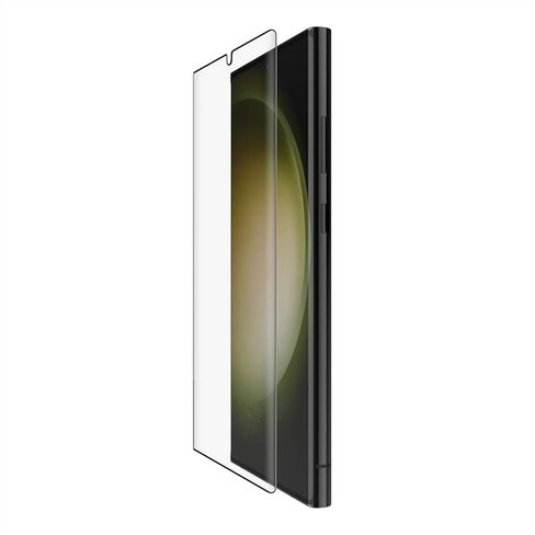 Belkin ScreenForce TrueClear Curve Blue Light Filter Screen Protector for Galaxy S23 Ultra with Edge-to-Edge Fit & Flawless Application w/Included Easy Align Tray for Bubble-Free Application in Saudi Arabia