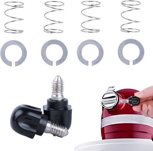 2Pack Mixer Knob Thumb Screw Attachment and 4Pack Stainless Steel Spring and Washer Kit Compatible With Kitchenaid Mixer Parts Accessories in Saudi Arabia