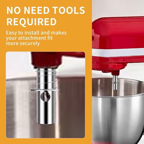 2Pack Mixer Knob Thumb Screw Attachment and 4Pack Stainless Steel Spring and Washer Kit Compatible With Kitchenaid Mixer Parts Accessories in Saudi Arabia