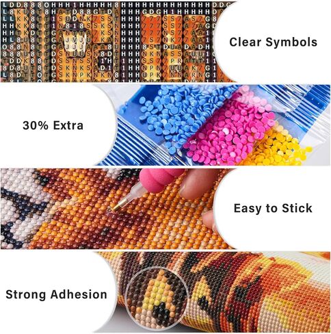 Lxmsja Yin Yang Diamond Art Kits for Adults, Moon DIY Full Drill Diamond Painting Kits for Beginners, 5D Gem Art Crafts for Adults, Home Wall Decor 12x16 inch in Saudi Arabia