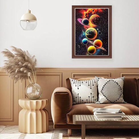 Lxmsja Yin Yang Diamond Art Kits for Adults, Moon DIY Full Drill Diamond Painting Kits for Beginners, 5D Gem Art Crafts for Adults, Home Wall Decor 12x16 inch in Kuwait