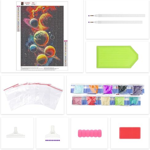 Lxmsja Yin Yang Diamond Art Kits for Adults, Moon DIY Full Drill Diamond Painting Kits for Beginners, 5D Gem Art Crafts for Adults, Home Wall Decor 12x16 inch in Kuwait