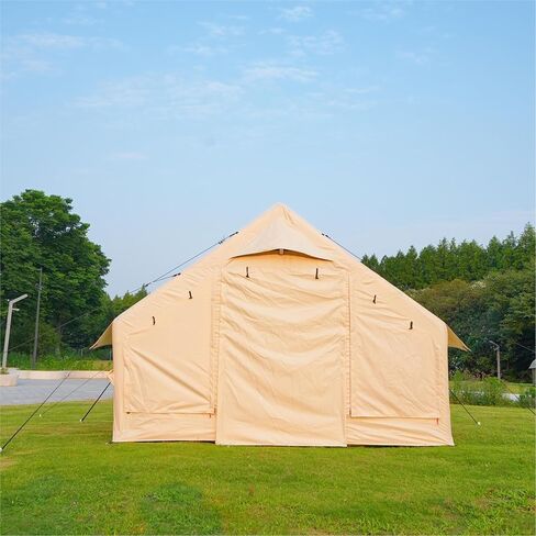 2-4 & 4-6 People Inflatable Tent with Pump, No Assembly Needed Blow Up Air Tent, 4 Season Outdoor Camping Tent, Waterproof Oxford in Saudi Arabia