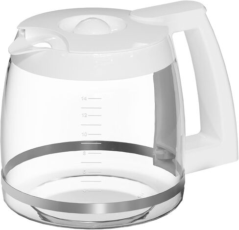 14-Cups Coffee Carafe Replacement Pot Compatible with Cuisinart Coffee Machine DCC-2200RC, DCC-2200, DCC-3200, DCC-3200P1, DCC-3200FR, DCC-3200CPAMZ, DCC-2600, DCC-2800,DCC-1800FR, CBC-7400 CBC-7000PC in Kuwait
