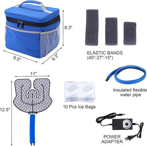Cold Therapy System Lightweight Therapy Ice Machine Cryotherapy Freeze Kit Tools with Large Universal Pad for Knee Pain Relief Shoulder Ankle Back Hip Leg Arthritis Swelling Injury Recovery (DDS-Y) in Kuwait