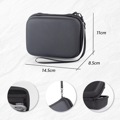 Rieibi Camera Case for Sony ZV-1F/ zv-1 mark ii, for Canon G7X Mark III/ G7X Mark II / SX740 hs,for ricoh GR III,for panasonic zs99,Zipper, accommodate data cables, chargers and other accessories in Saudi Arabia