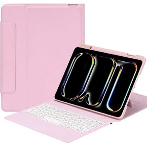 حالة لوحة المفاتيح لـ iPad 9/8/7th Generation 10.2 بوصة و iPad Air 3rd 2019 & iPad Pro 10.5 بوصة 2017 ، غطاء لوحة المفاتيح مع حامل قلم رصاص (أسود)
