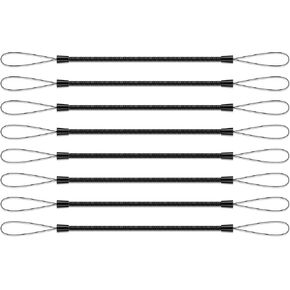 Touch Screen Tablet Stylus Lanyards Length 3.5-40" High Elastic Plastic Tethers for LCD Writing Tablet Pens Anti-Lose Tablet Pen Coil Spring Strap Leash for Office School 8 PCS