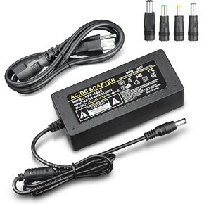 48V 2A Power Supply 96W AC/DC Adapter AC 100-240V to DC 48 Volt 2 Amp Power Transformer Interface 5.5x2.5mm Output Plug for POE Switch POE injectors