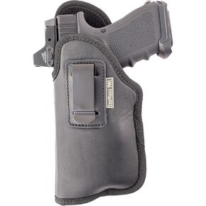 MAXX CARRY IWB Gun Holster Conceal Carry, Soft Leatherette, Fits Sub Compacts: Beretta APX A1 Carry, PX4 Storm SC, Canik TP9 SC, G33, G26, G27, Sig P320 Nitro.