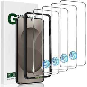 3 Pack Glass Screen Protector for Samsung Galaxy S25 Ultra (6.9") with 2 Pack Tempered Glass Camera Lens Protector,Fingerprint Unlock,Case Friendly,Mounting Frame,Full Coverage, Clear High Definition