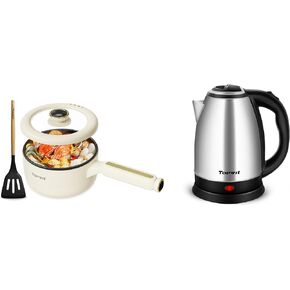 TOPWIT Stainless Steel Electric Kettle & 2.0L Electric Pot