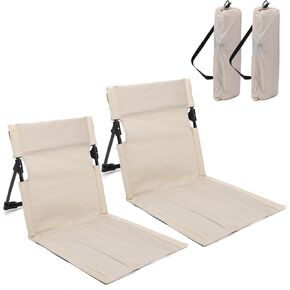 2 Pcs Foldable Poolside Seat Pool Chairs - Lightweight Portable Flip Chairs for Edge of Pool, Beach, Camping & Lawn Accessories