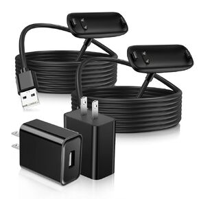 2 Pack 5V Magnetic Wall Charger for Fitbit Inspire 3 Smartwatch Charger Dock USB Fast Charging Adapter Cord Cable Wire