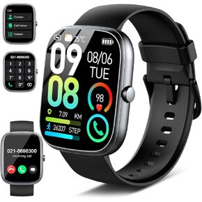 Watch Smart Watch for Men Women ، 1.91 "HD Smarkwatch Watch Tracker (إجابة/إجراء مكالمة) ، معدل ضربات القلب/نوم ، SPO2 ، الساعات للرجال IP68 مقاوم للماء ، 110+ MODE Step Counter for Android iOS
