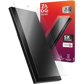 ZAGG Glass Elite Samsung Galaxy S25+ Screen Protector – Ultra-Strong Tempered Glass, Scratch-Resistant, EZ Apply Installation, InvisibleShield, Made with Recycled Materials