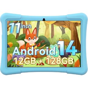 Android 14 Tablets,Unisoc A75 8 Core CPU.11 Inch Tablet.12GB+128GB (1TB Expandd).Widevine L1, 1280x800 IPS, 8000mAh, 5MP+13MP.Three Cameras.Android Tablet with Bluetooth 5.0, WiFi (Pink)