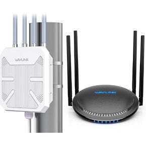 Outdoor WiFi Extender and WiFi Router Bundle