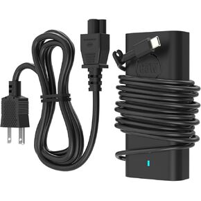 65W Type C USB C Laptop Charger for Dell Latitude Computer 5530 5540 5430 7430 7440 5440 5420 3540 5520 7420 5450 7450,for Dell Insprion 14 167420 7425 2-in-1 XPS 13 Chromebook 3100 Power Adapter Cord