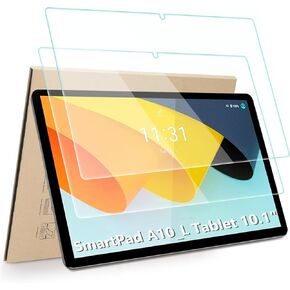 2-Pack Screen Protector Compatible with BYYBUO SmartPad A10_L Tablet 10.1 inch Android 13 Tablets, [HD Clarity] [9 Hardness] [Anti-Scratch] Tempered Glass