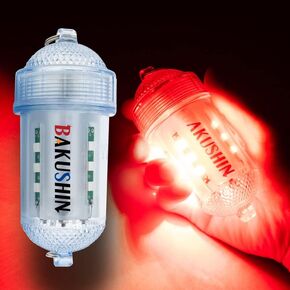 الأملس تحت الماء مصباح الصيد بطارية مكشوف LED غاطسة الأسماك اللاسلكية جذب الخفيفة Bakushin α