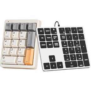 17 Keys Mechanical Numpad &34 Keys Numeric Keypad for Laptop