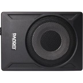 DANOM Slim Active Subwoofer 10" 100W - Under-Seat Powered Subwoofer Compact Car Audio Subwoofers for Car/Truck 10 Inch Kit