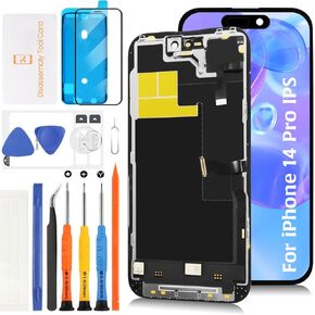 incell for iPhone 14 Pro LCD Screen Replacement [Sensor Cable+مماثلة من الشق]