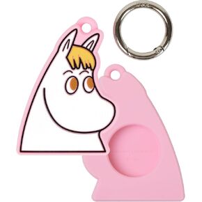 iFace Moomin Character Figure Case Compatible with Apple AirTags – Silicone Protective Keychain Cover [Carabiner Clip Included] – Hattifattener
