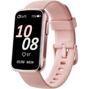 TIMU Fitness Tracker, Fitness Watch with 24/7 Heart Rate Monitor/Sleep Tracker, 20+ Sports Modes Step Calorie Counter Pedometer, IP68 Waterproof Activity Trackers and Smartwatches Android/iOS