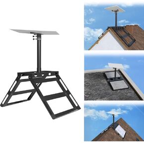 قابلة للتعديل starlink Gen 3 Roof Ridge Mount مع محول ، مجموعة تركيب Starlink Roof Ridge ، Mount Star Link Pole ، متوافق مع Starlink Gen 3